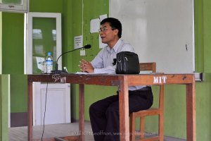 Dr. Cung Lian Hup teaching at M.I.T.